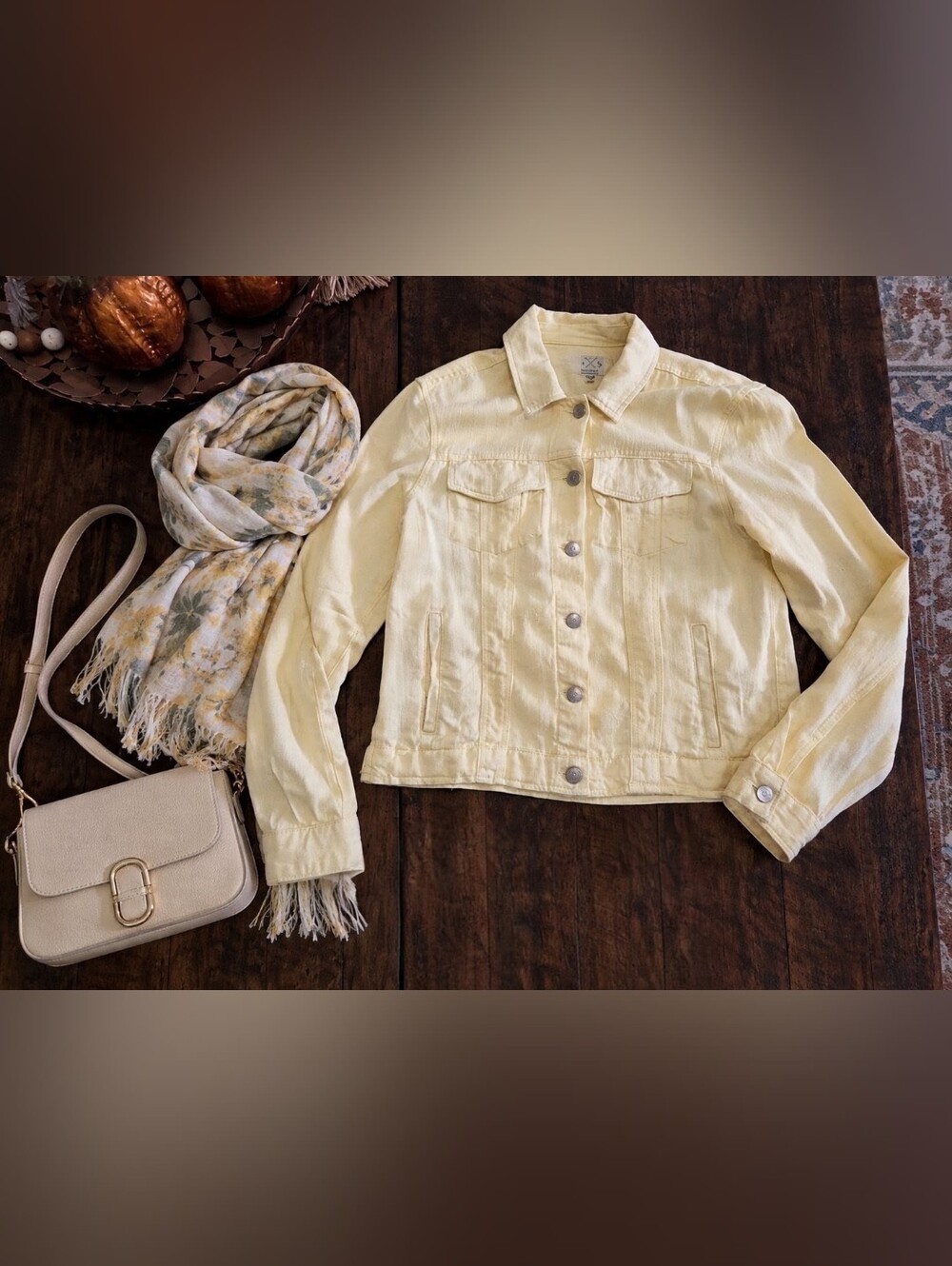 Thread & Supply Pale Yellow Women's Shacket
